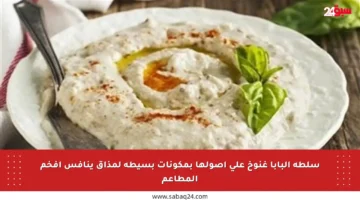 سلطة البابا غنوخ على أصولها بمكونات بسيطة لمذاق ينافس أفخم المطاعم